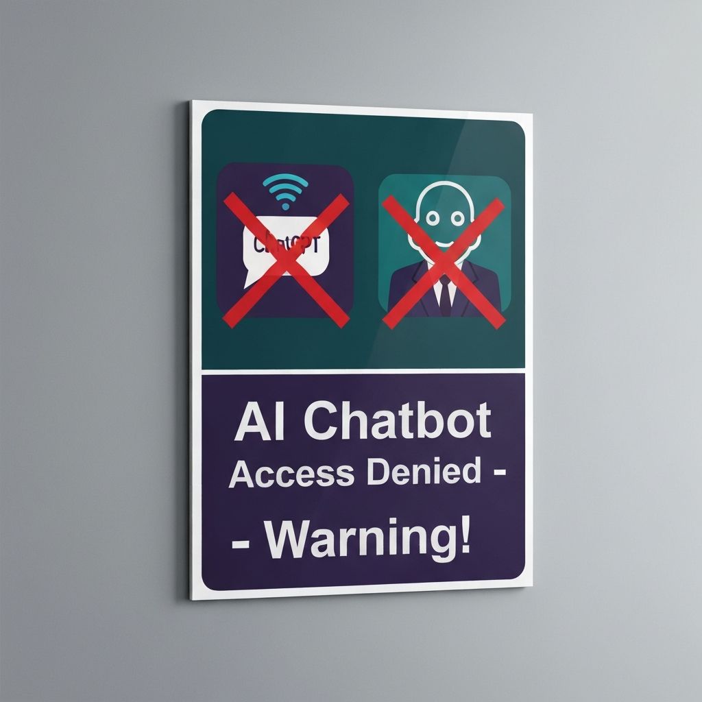 Waarschuwing: Het verbieden en blokkeren van AI chatbots zoals ChatGPT en Claude is contraproductief